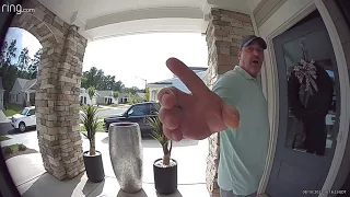 Crazy Neighbor being aggressive about camera