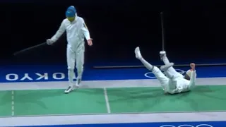 Display Of Fencing Elegance🤪| Highlights Mohamed Elsayed 🇪🇬 v Igor Reizlin 🇺🇦 QF Tokyo Olympics