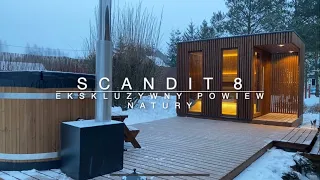 Modern sauna Scandit 8
