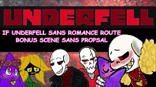 IF Underfell by darkpetal16 (Sans Route) Epi 11 Bonus Scene Sans Proposal He Finally Asked OMG! YES!