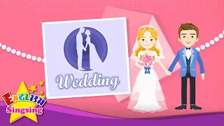 Kids vocabulary - Wedding - Learn English for kids - English educational video