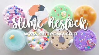 SLIME RESTOCK: NEW SNOW FIZZ & CEREAL! BRINGING BACK FAVORITES :) Sept 22nd