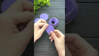 Paper Craft Ideas Paper Flowers Flower DIY #shorts