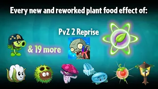 Every new and reworked Plant Food effect available in PvZ 2 Reprise