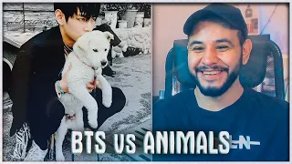 БТС и животные - Милые моменты ⚡️ BTS with Animals Cute moments 😍