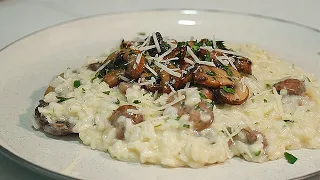 How to Make CREAMY MUSHROOM RISOTTO like an Italian not by an Italian