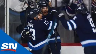 Jets’ Adam Lowry Opens Scoring 12 Seconds Into Game 5 Against Blues