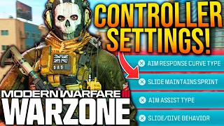 WARZONE: New BEST CONTROLLER SETTINGS You NEED To Use! (WARZONE Best Settings)