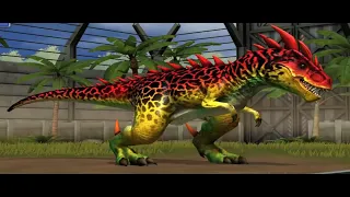 Jurassic World EDESTUS, BANANOGMIUS, ALLOSAURUS  LEVEL UP!! #mobilegame #gaming #gameplay