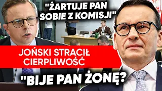 Morawiecki: Bije pan żonę? Jońskiemu zrzedła mina. Komisja zamieniła się w ROAST