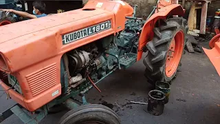 how I fixed engine blowby farm tractor kubota L1801