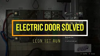 Resident Evil 2 Remake Leon 1st Run Electric Jail Cell Door Puzzle