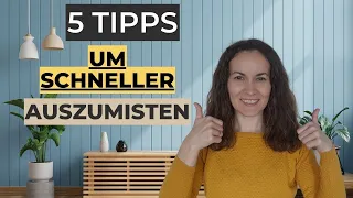 MINIMALISMUS | 5 EINFACHE Tipps wie man SCHNELLER Dinge ausmisten kann und Zuhause Ordnung schafft