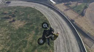 Satisfying Motorcycle Stunt