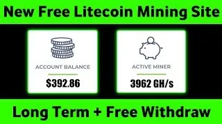 Free Litecoin mining website without investment 2022|Free litecoin mining|Free cloud mining site|Ltc