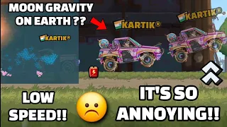 MOON GRAVITY ON EARTH IS SO ANNOYING ☹️ IN COMMUNITY SHOWCASE - Hill Climb Racing 2