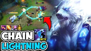 CREATE A CHAIN OF DEADLY LIGHTNING WITH AP ATTACK SPEED VOLIBEAR - League of Legends