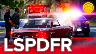 ПОГОНЯ ЗАКОНЧИЛАСЬ АВАРИЕЙ! | ПОЛИЦЕЙСКИЕ БУДНИ (МОД LSPDFR ДЛЯ GTA 5)