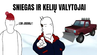 Sniegas ir Kelių Valytojai