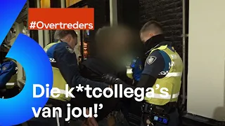 BRUTALE jongen VLUCHT voor BOETE en GAAT OP DE VUIST! | Overtreders #AFL22