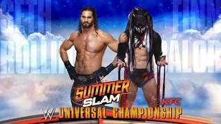 WWE SUMMERSLAM 2016 SETH ROLLINS VS FINN BALOR UNIVERSAL CHAMPIONSHIP FULL MATCH