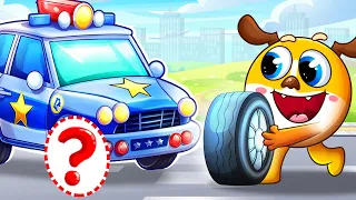 Police Car For Kids | Wheels on the Carl 👮 + More Top Kid Songs by DooDoo & Friends