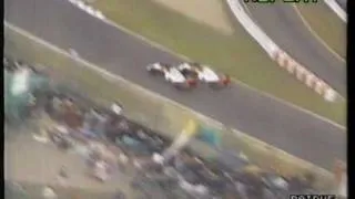 F1 1989 Japan — Prost and Senna collide (Live BBC coverage)