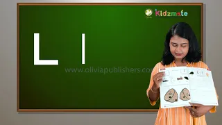 English Alphabet 'L' (Read and Write) - Kidsmate LKG Term 2 English - Digital Education Program.