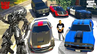 GTA 5 - Stealing Deception Vehicles with Franklin! | (GTA V Real Life Cars #83)