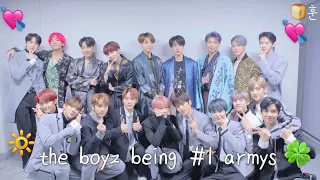 the boyz being bts fanboys for 7 minutes straight