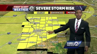 First Alert: Strong to severe T-storms possible tonight