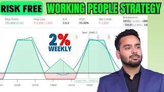 Nifty Weekly Strategy For Working People | High Reward | No Loss Strategy | Uday Trader