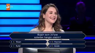 Kim Milyoner Olmak İster ?Bleona Hanım yarışmaya erken veda ediyor.