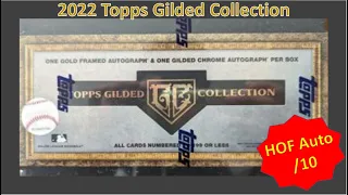 2022 Topps Gilded Collection: HOF Auto /10