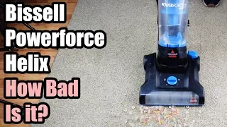 Bissell Powerforce Helix Review - How BAD Is it? - Bagless Vacuum Cleaner