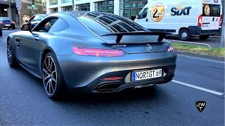 Mercedes AMG GT S Coupe in Düsseldorf! Acceleration Sounds in Tunnel!