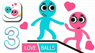 Casual Puzzle Game - Love Balls - Gameplay Walkthrough Part 3 Level 101-150 (iOS , Android )