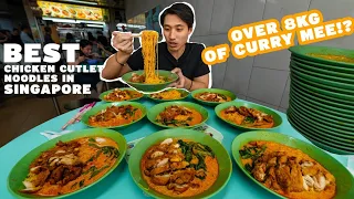 8KG LEGENDARY CURRY CHICKEN CUTLET NOODLES CHALLENGE at Hong Lim Food Centre! | 20 BOWLS EATEN?!