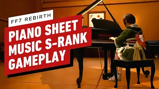 FF7 Rebirth: All Piano Sheet Music S-Ranked Gameplay