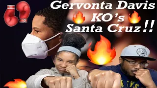 Gervonta Davis KOs Leo Santa Cruz With Vicious Uppercut Reaction!!!