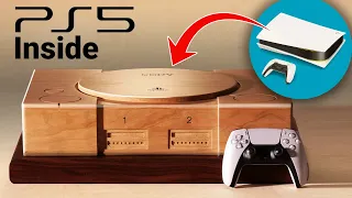 I Made a Giant Wooden Playstation 1 Cover for my PS5