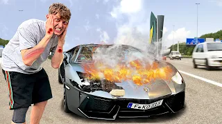 LUKAS Brawl Stars sein LAMBORGHINI brennt! 🔥🤬