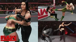 WWE 2K19 RAW ZELINA VEGA DEFENDS HER 24/7 TITLE AGAINST RENEE MICHELLE,LANA & TAMINA