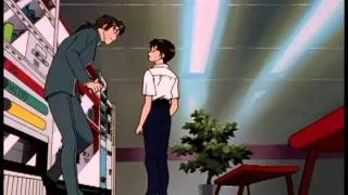 Neon Genesis Evangelion: Kaji hits on Shinji