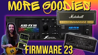 JCM800, EVH Stealth, Nobels ODR-1 and More | Axe-Fx III Firmware 23.03b
