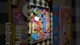 Gift box unboxing