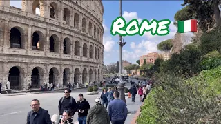 ROME, ITALY- WALKING TOUR (4K) - Colosseum, Trevi Fountain, Spanish Steps, Vatican