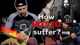 OLA LEARNS DECAPITATED - Why suffer so much? (and how NOT TO) Homo Sum Guitar Lesson