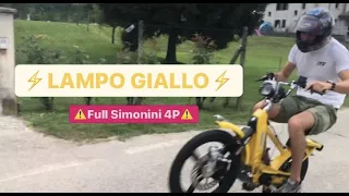 ⚡LAMPO GIALLO⚡ FULL SIMONINI 4P PIAGGIO CIAO