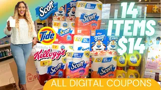 WALGREENS COUPONING! ALL DIGITAL COUPONS | 14 ITEMS $14 | EASY COUPON DEAL! #walgreens  7/11-7/17